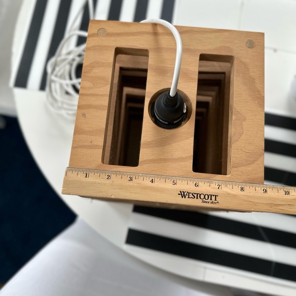 TWO matching Anthropologie Pendant Lights - Modern, Unique and Neutral!! - Picture 7 of 7